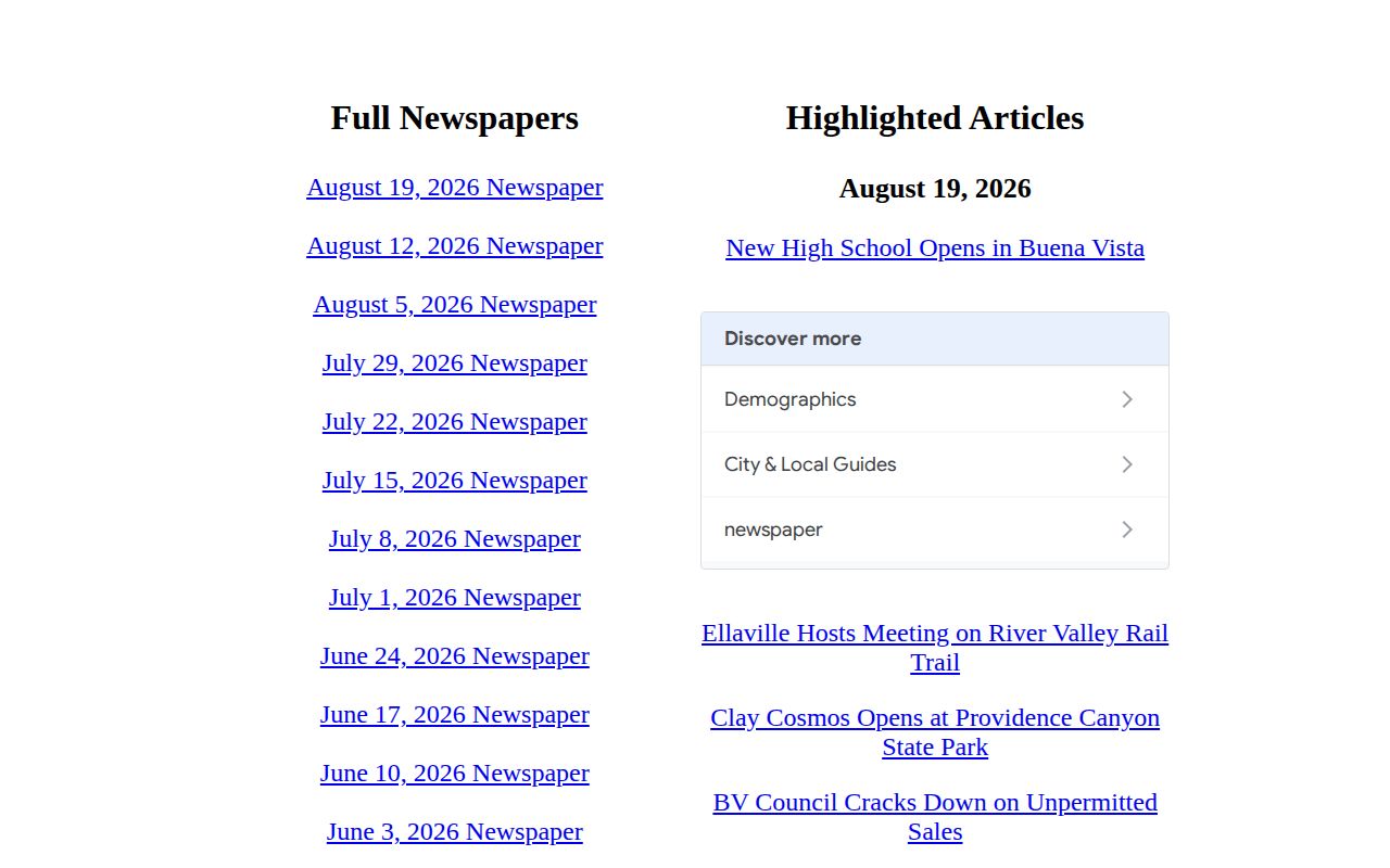 The Journal local news archive covering Schley County and nearby communities